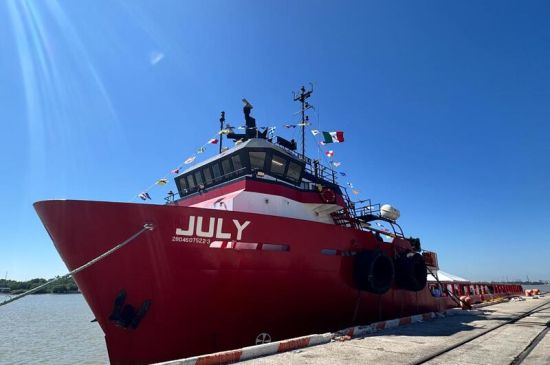 Navalmex Combustibles fortalece su flota con el abanderamiento del buque abastecedor July